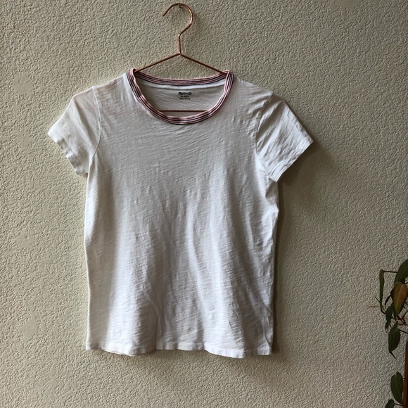 Madewell Tops - Madewell • whisper cotton ringer tee